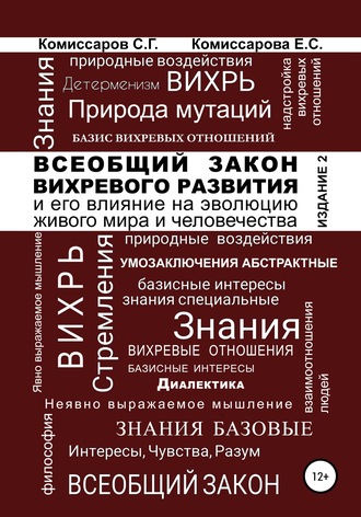 Обложка книги «Всеобщий закон вихревого развития и его влияние на эволюцию живого мира и человечества. Издание второе, переработанное и дополненное»