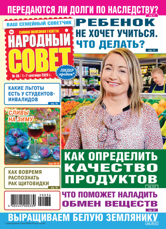 Обложка книги «Народный совет №36/2020»