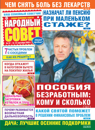 Обложка книги «Народный совет №37/2020»