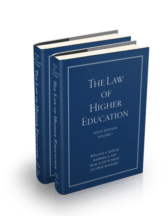 William A. Kaplin. The Law of Higher Education