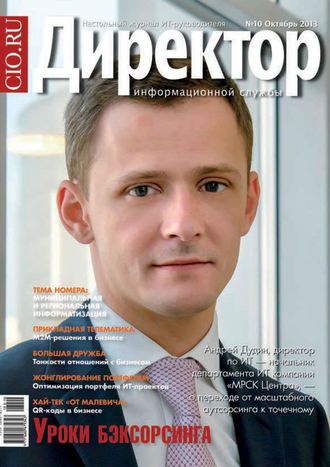 Обложка книги «Директор информационной службы №10/2013»