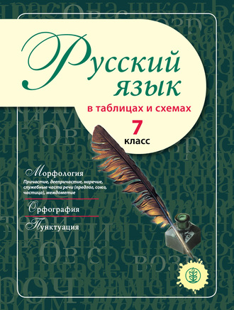 Обложка книги «Русский язык в таблицах и схемах. 7 класс»