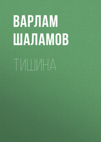 Обложка книги «Тишина»