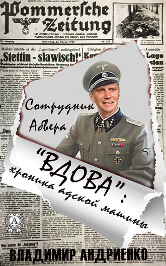 Обложка книги ««Вдова»: хроника адской машины»