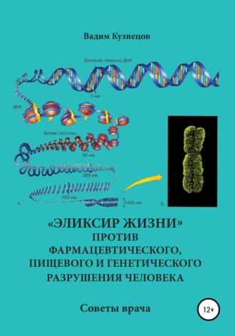 Обложка книги ««Эликсир жизни» против фармацевтического, пищевого и генетического разрушения человека. Советы врача»