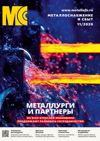 Обложка книги «Металлоснабжение и сбыт №11/2020»