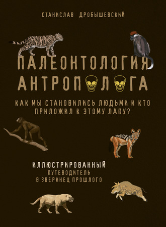 Обложка книги «Палеонтология антрополога. Иллюстрированный путеводитель в зверинец прошлого»