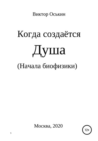 Обложка книги «Когда создаётся душа. Начала биофизики»