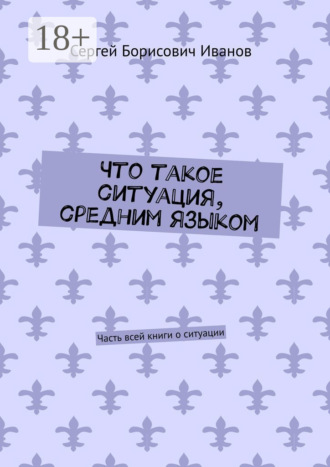 Обложка книги «Что такое ситуация, средним языком. Часть всей книги о ситуации»