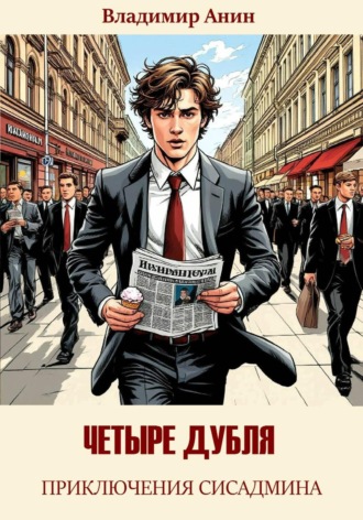Обложка книги «Четыре дубля. Приключения сисадмина»