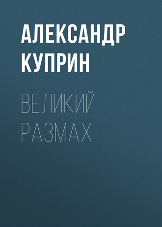 Обложка книги «Великий размах»