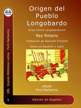 Обложка книги «Origen Del Pueblo Longobardo»