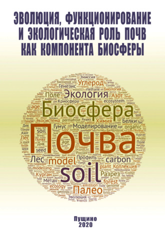 Обложка книги «Эволюция, функционирование и экологическая роль почв как компонента биосферы»