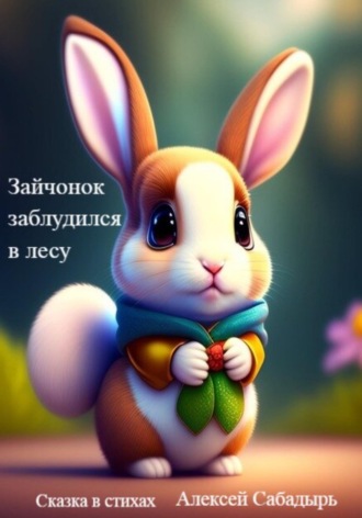 Обложка книги «Зайчонок заблудился в лесу»