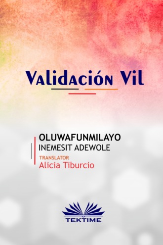 Обложка книги «Validación Vil»