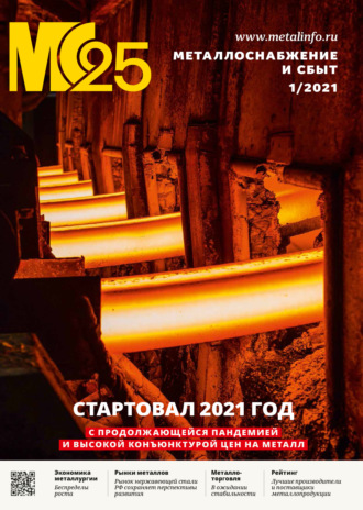 Обложка книги «Металлоснабжение и сбыт №01/2021»