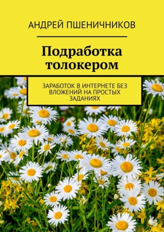 Андрей Пшеничников. Подработка толокером. Заработок в интернете без вложений на простых заданиях