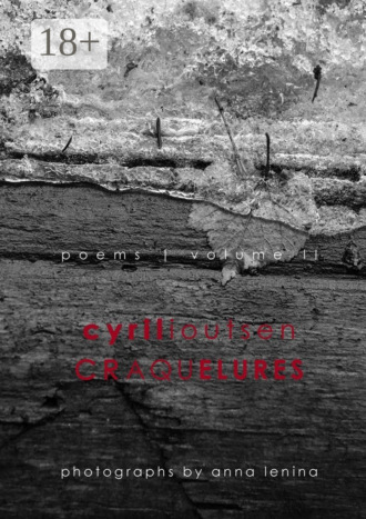 Обложка книги «craquelures. poems, volume II»