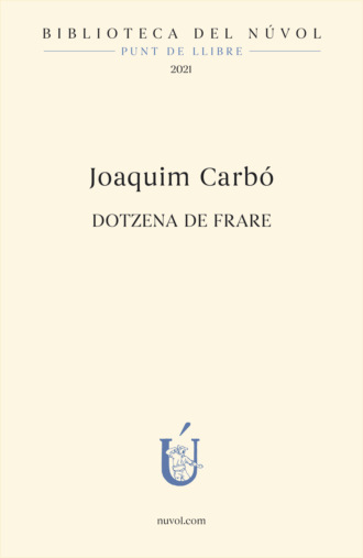 Joaquim Carbo. Dotzena de frare