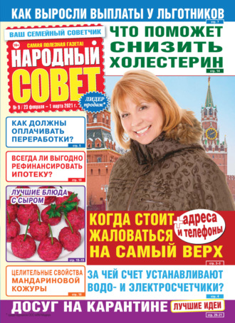 Обложка книги «Народный совет №09/2021»