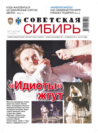 Обложка книги «Газета «Советская Сибирь» №11(27740) от 17.03.2021»