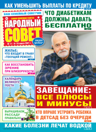 Обложка книги «Народный совет №11/2021»