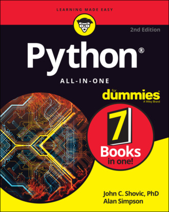 Alan  Simpson. Python All-in-One For Dummies