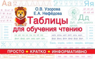 Обложка книги «Таблицы для обучения чтению»