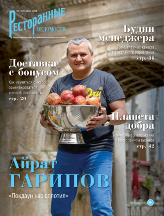 Обложка книги «Ресторанные ведомости №03/2021»