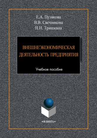 Виктория Свечникова. Внешнеэкономическая деятельность предприятия