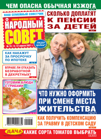 Обложка книги «Народный совет №15/2021»