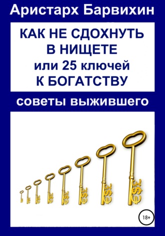 Обложка книги «Как не сдохнуть в нищете, или 25 ключей к богатству»