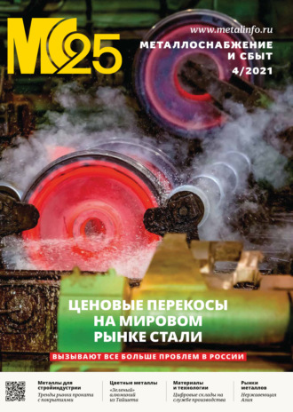 Обложка книги «Металлоснабжение и сбыт №04/2021»