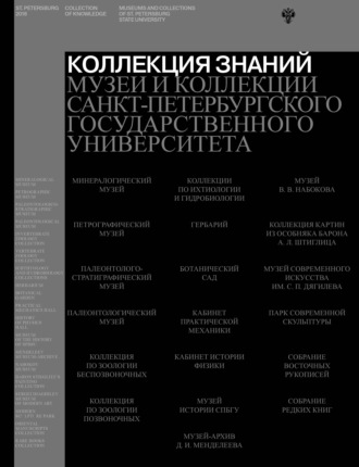 Обложка книги «Коллекция знаний. Музеи и коллекции Санкт-Петербургского государственного университета»