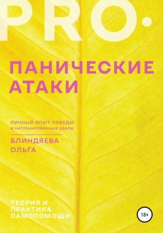 Обложка книги «PRO панические атаки: личный опыт победы и натренированные удары»