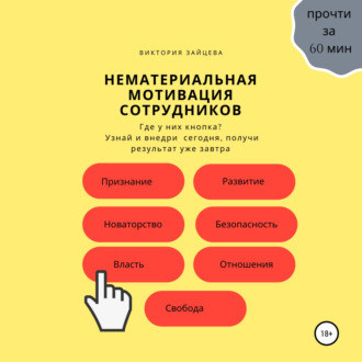 Обложка книги «Нематериальная мотивация сотрудников»