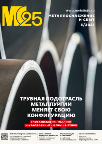 Обложка книги «Металлоснабжение и сбыт №05/2021»