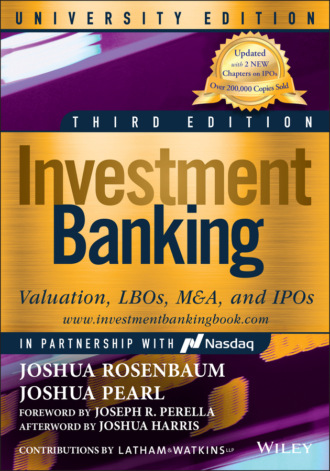 Joshua  Rosenbaum. Investment Banking