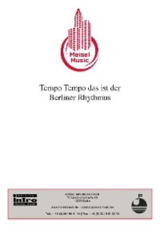 Hans G. Orling. Tempo Tempo das ist der Berliner Rhythmus