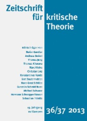 Thomas Jung. Zeitschrift f?r kritische Theorie / Zeitschrift f?r kritische Theorie, Heft 36/37