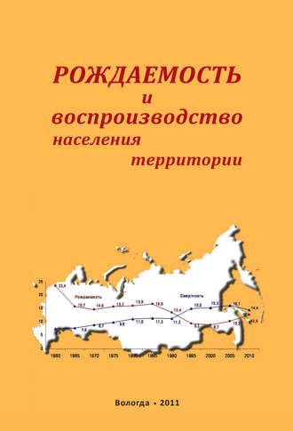 Обложка книги «Рождаемость и воспроизводство населения территории»