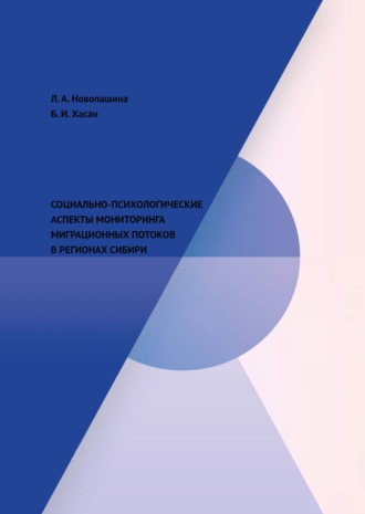 Обложка книги «Социально-психологические аспекты мониторинга миграционных потоков в регионах Сибири»