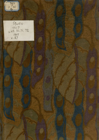 Обложка книги «The Studio: An Illustrated Magazine of Fine and Applied Art : vol. 69-72, 1917; vol. 27, 1905 = Студия: иллюстрированный журнал изобразительного и прикладного искусства: 1905, № 27; 1917 № 69-72»