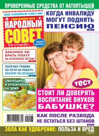 Обложка книги «Народный совет №28/2021»