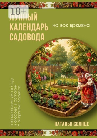 Обложка книги «Лунный календарь садовода. Планирование дел в саду и огороде в согласии с энергиями Космоса»