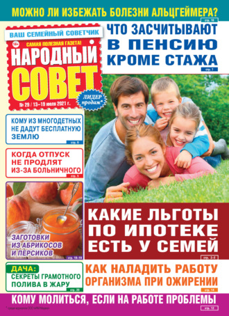 Обложка книги «Народный совет №29/2021»