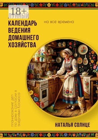 Обложка книги «Лунный календарь ведения домашнего хозяйства. Планирование дел по дому в согласии в энергиями Космоса»