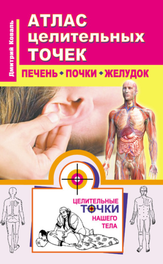 Обложка книги «Атлас целительных точек. Печень, почки, желудок»