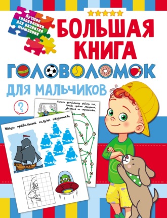 Обложка книги «Большая книга головоломок для мальчиков»