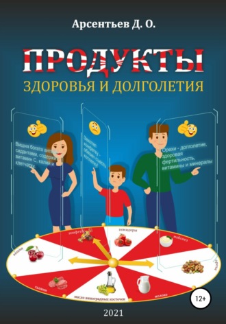 Обложка книги «Продукты здоровья и долголетия»